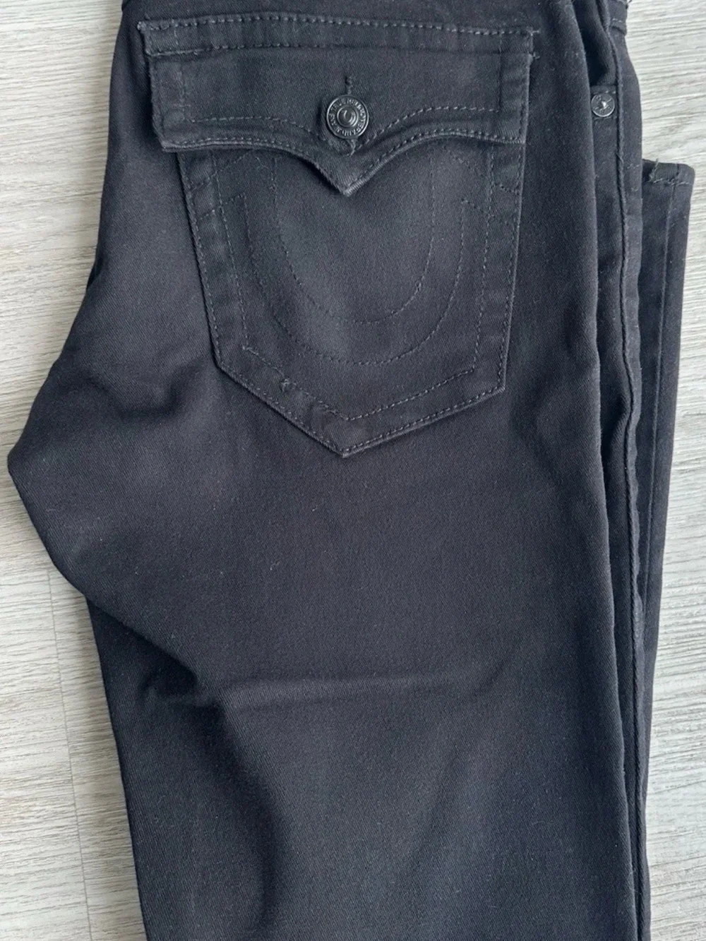 True Religion Black Men’s Skinny Jeans - Sleek Tapered Fit
